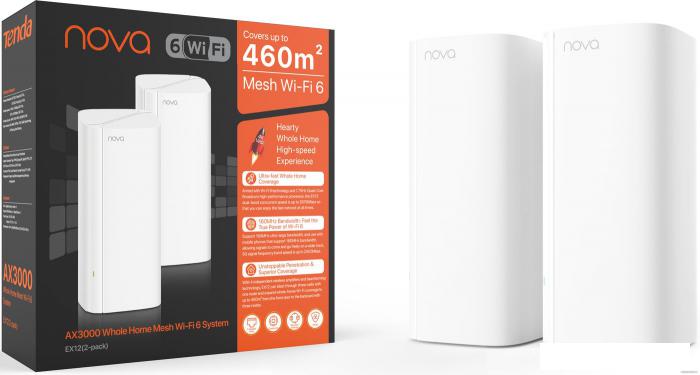 Wi-Fi система Tenda Nova EX12 (2 устройства)- фото4