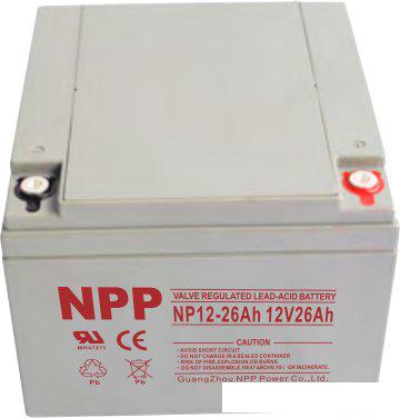 Аккумулятор для ИБП NPP NP 12-26.0 (12В/26.0 А·ч)