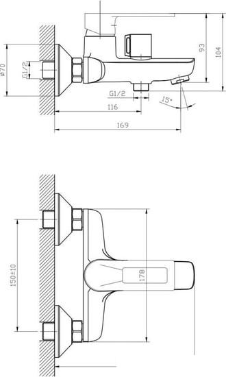 Смеситель Esko Belgrade BD 54- фото4
