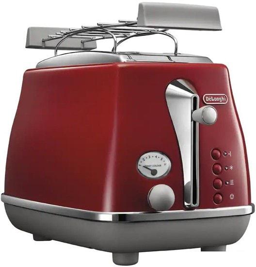 Тостер DeLonghi Icona Capitals CTOC2103.R- фото