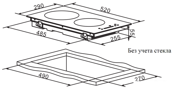 Варочная панель Weissgauff HI 32 BA- фото4