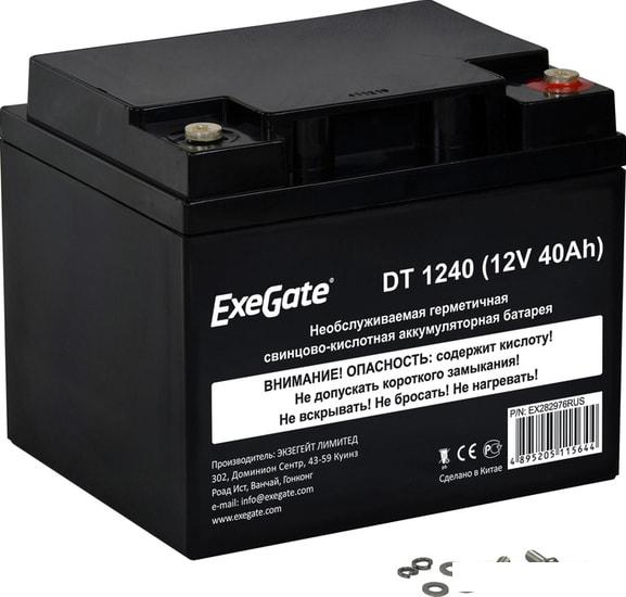 Аккумулятор для ИБП ExeGate DT 1240 (12В, 40 А·ч)- фото