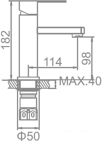 Смеситель Ledeme H733 L71033B (черный)- фото2