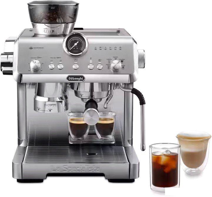 Рожковая кофеварка DeLonghi La Specialista Opera EC9555.M- фото