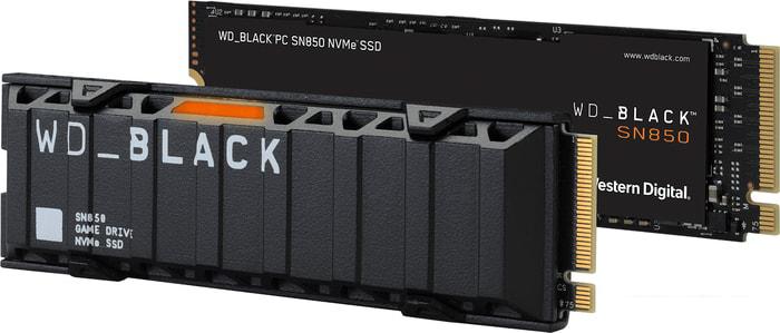 SSD WD Black SN850 NVMe Heatsink 500GB WDS500G1XHE- фото4