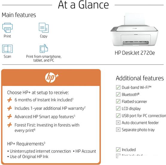 МФУ HP DeskJet 2720e 26K67B- фото4