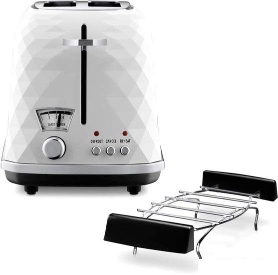 Тостер DeLonghi Brillante CTJ 2103.W- фото3