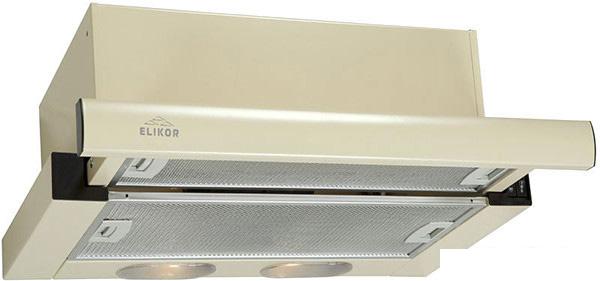 Кухонная вытяжка Elikor Интегра 45П-400-В2Л (крем)- фото