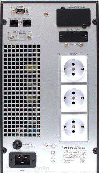 Источник бесперебойного питания Powerman Online 3000 (3000VA)- фото3