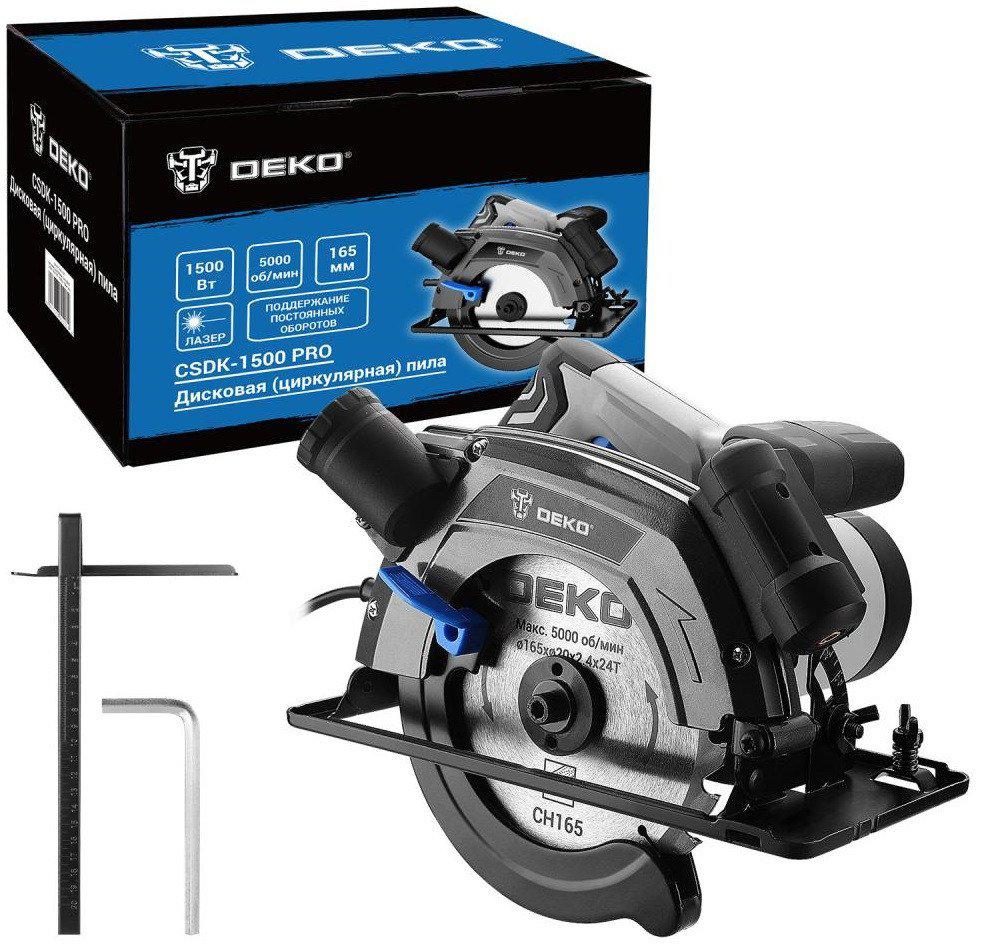 Дисковая (циркулярная) пила Deko CSDK-1500 PRO 085-1150- фото