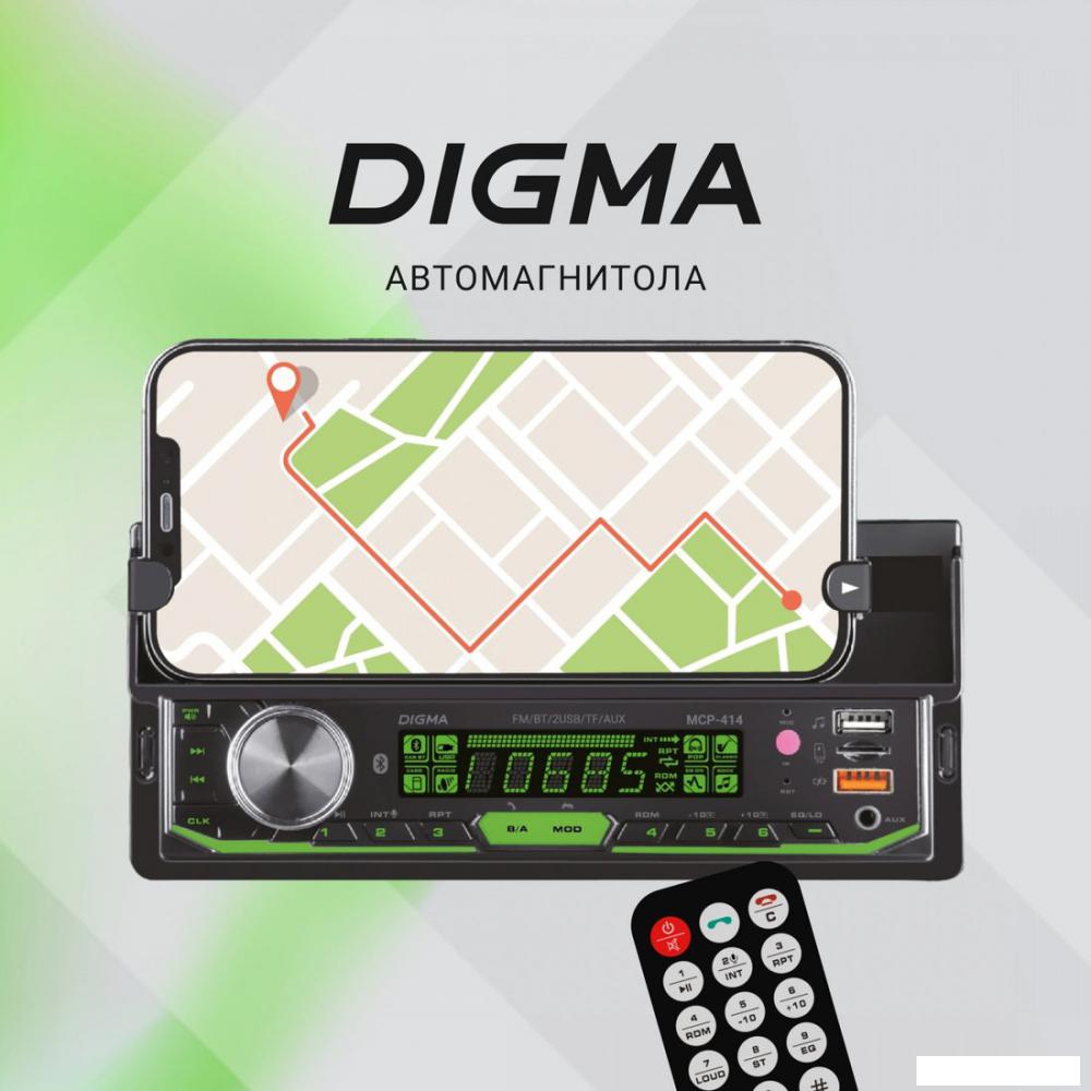 USB-магнитола Digma MCP-414- фото2