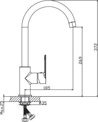 Смеситель Haiba HB70617- фото2