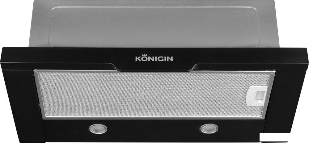 Кухонная вытяжка Konigin Rebus Smooth 60 (черный)- фото2