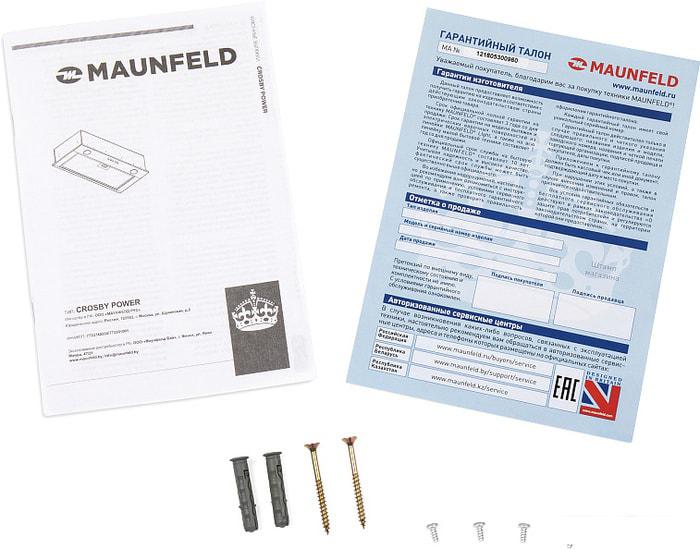 Кухонная вытяжка MAUNFELD Crosby Power 60 (черный)- фото2
