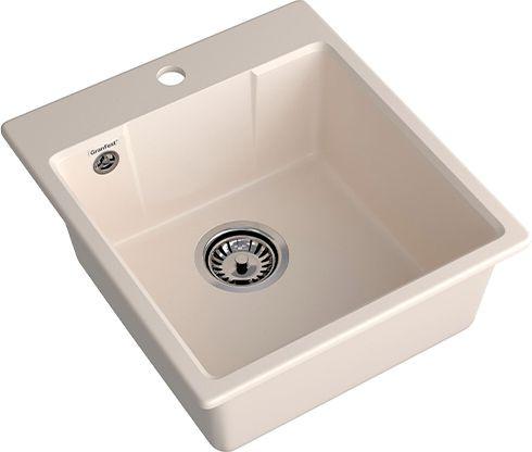 Кухонная мойка GranFest QUARZ GF-UR-644 (белый)- фото2