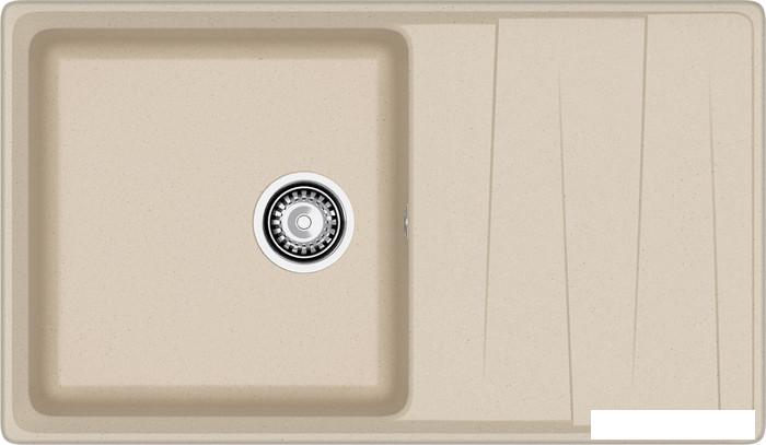 Кухонная мойка GranFest GF-LV-860L (кашемир)- фото2