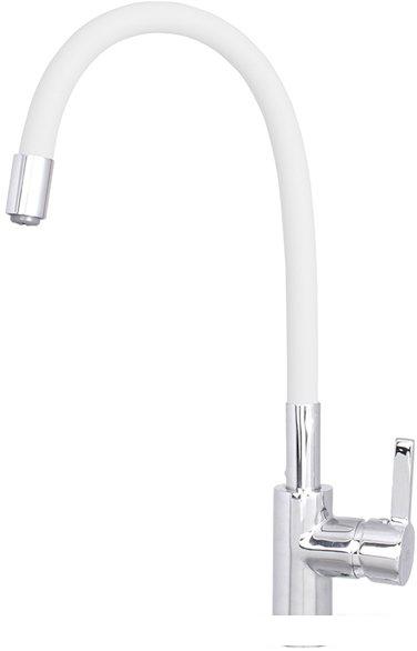 Смеситель Rubineta Flexy-33 FL30078 (белый/хром)- фото