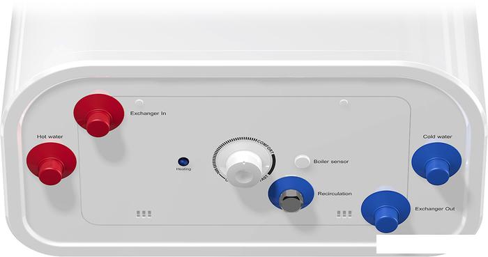Накопительный электрический водонагреватель Thermex Flat 80 V Combi- фото4