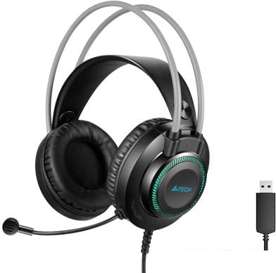 Наушники A4Tech Fstyler FH200U (черный/серый)- фото2