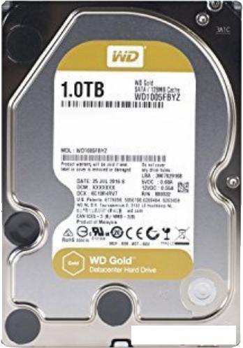 Жесткий диск WD Gold 1TB WD1005FBYZ- фото
