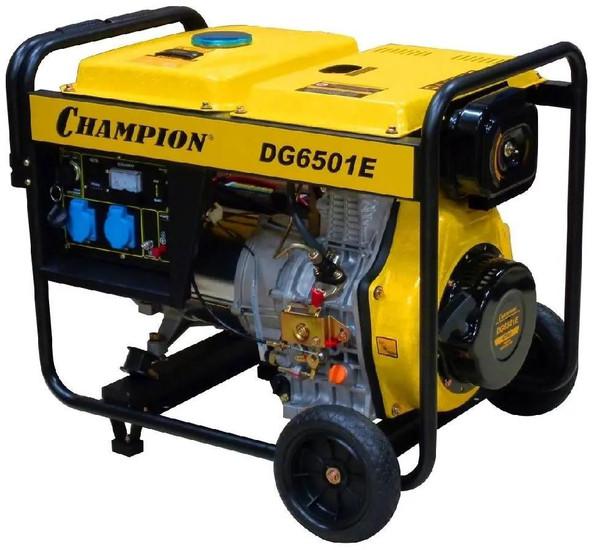 Дизельный генератор Champion DG6501E- фото2