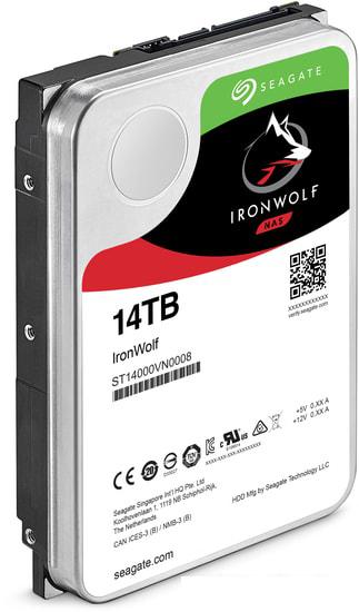 Жесткий диск Seagate IronWolf 14TB ST14000VN0008- фото3