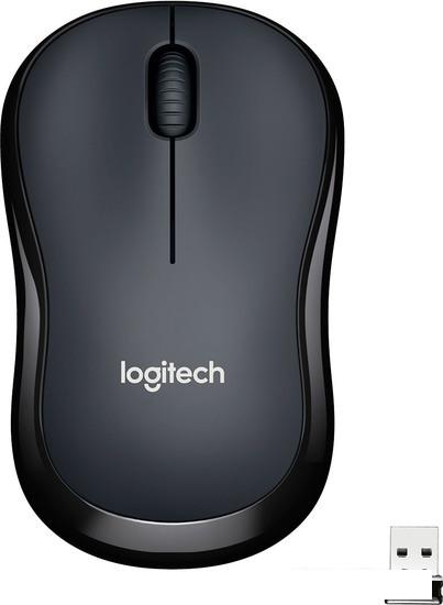 Мышь Logitech M220 Silent 910-004895 (темно-серый)- фото
