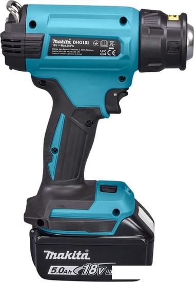 Промышленный фен Makita DHG181RT1J (с 1-им АКБ, кейс)- фото4