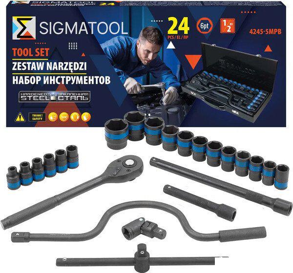 Универсальный набор инструментов Sigmatool 4245-5MPB (24 предмета)