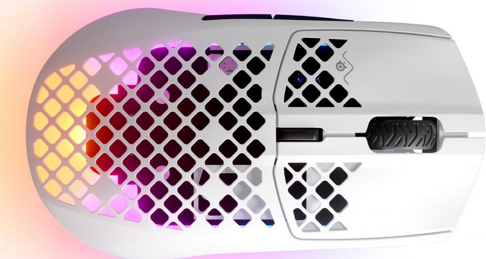 Игровая мышь SteelSeries Aerox 3 Wireless 2022 Edition Snow- фото2