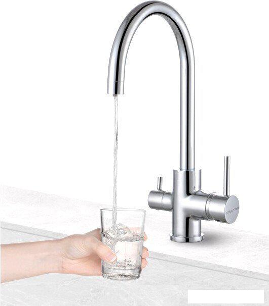 Смеситель Paulmark Essen 213211-GM (вороненая сталь)- фото2