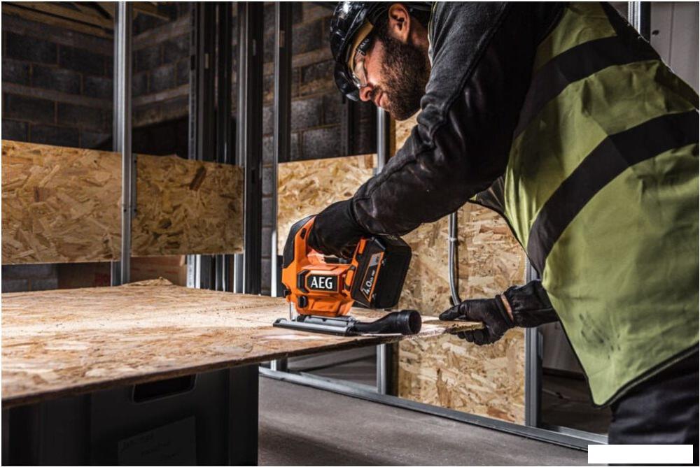 Электролобзик AEG Powertools BST18X2-0 4935492485 (без АКБ)- фото2