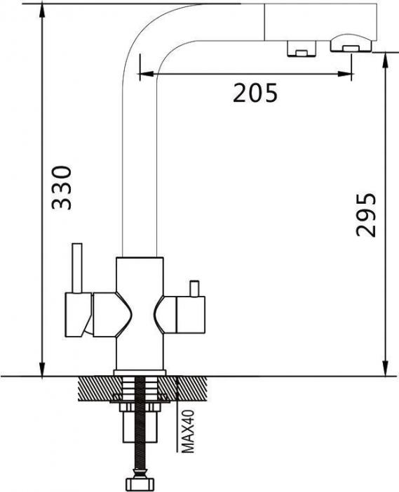 Смеситель Shevanik S328T- фото2