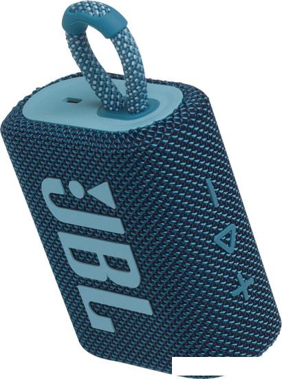 Беспроводная колонка JBL Go 3 (синий)- фото4