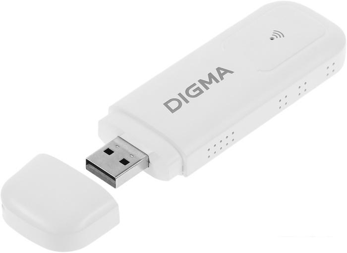 4G модем Digma WiFi DW1960 3G/4G (белый)- фото