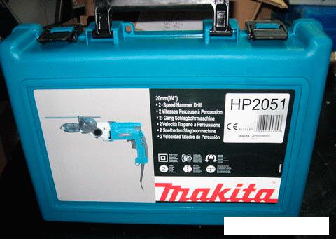 Ударная дрель Makita HP 2051- фото3