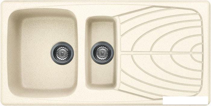 Кухонная мойка Elleci Master 475 Bianco Antico 62- фото