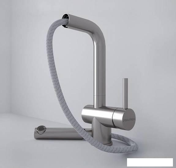 Смеситель Paulmark Dosse Do214418-GM (вороненая сталь)- фото3