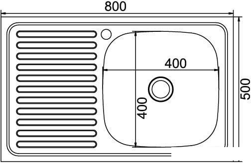 Кухонная мойка Mixline 528173- фото2