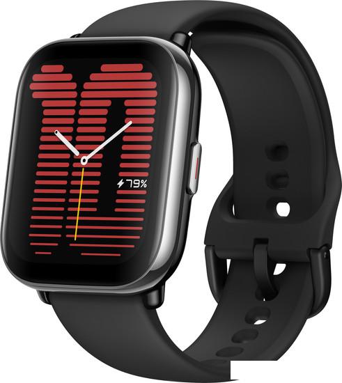 Умные часы Amazfit Active (полночный черный)- фото