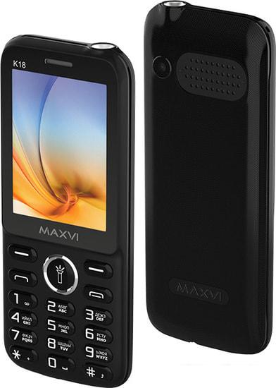Мобильный телефон Maxvi K18 (черный)- фото4