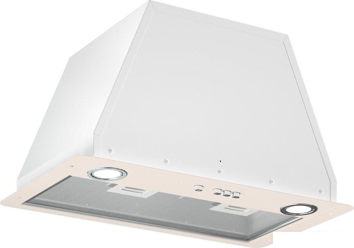 Кухонная вытяжка Elikor Врезной блок Flat 52П-650-К3Д (топленое молоко)- фото