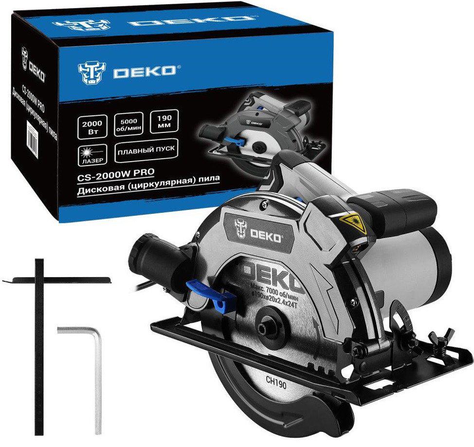 Дисковая (циркулярная) пила Deko CS-2000W PRO 084-1152