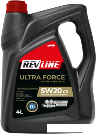 Моторное масло Revline Ultra Force C5 5W-20 4л