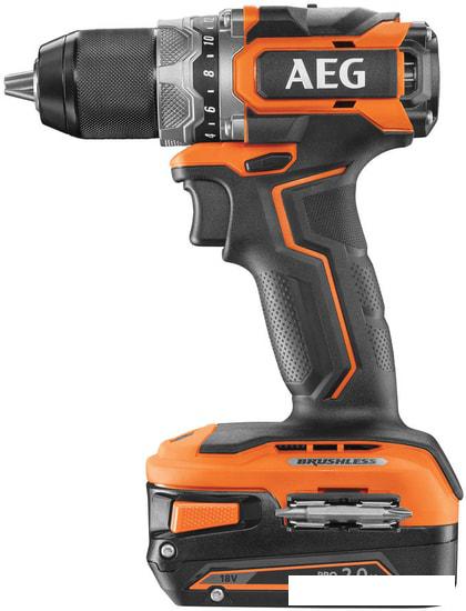 Дрель-шуруповерт AEG Powertools BS 18SBL-202C 4935472277 (с 2-мя АКБ, кейс)- фото2