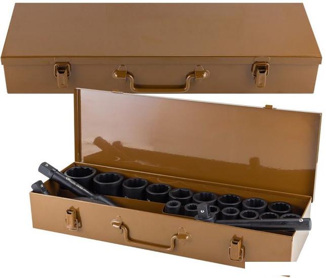 Набор трещотка с головками Forstime FT-6212-9MPB (21 предмет)- фото2