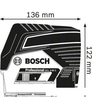 Лазерный нивелир Bosch GCL 2-50 C Professional (со штативом BT 150) [0601066G02]- фото2