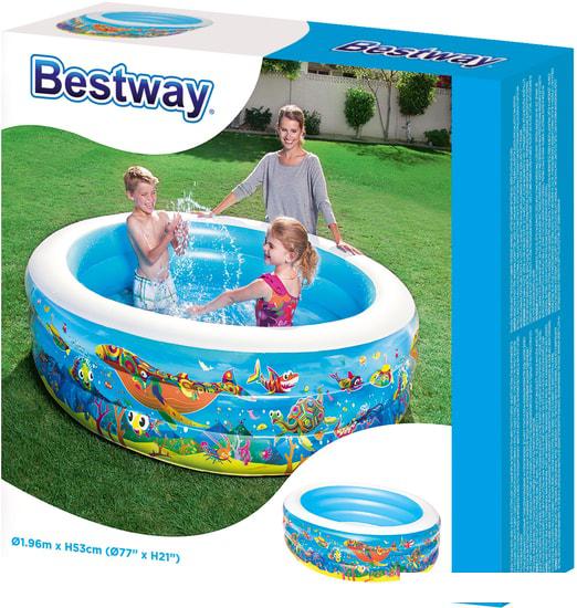 Надувной бассейн Bestway 51122 (196х53)- фото3