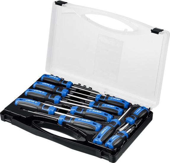 Набор отверток Зубр Профессионал-11 25241 (11 предметов)- фото