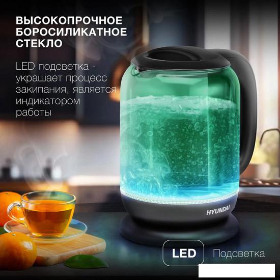 Электрический чайник Hyundai HYK-G2807- фото2